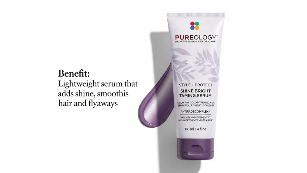 Style Protect Shine Bright Taming Serum Benefit