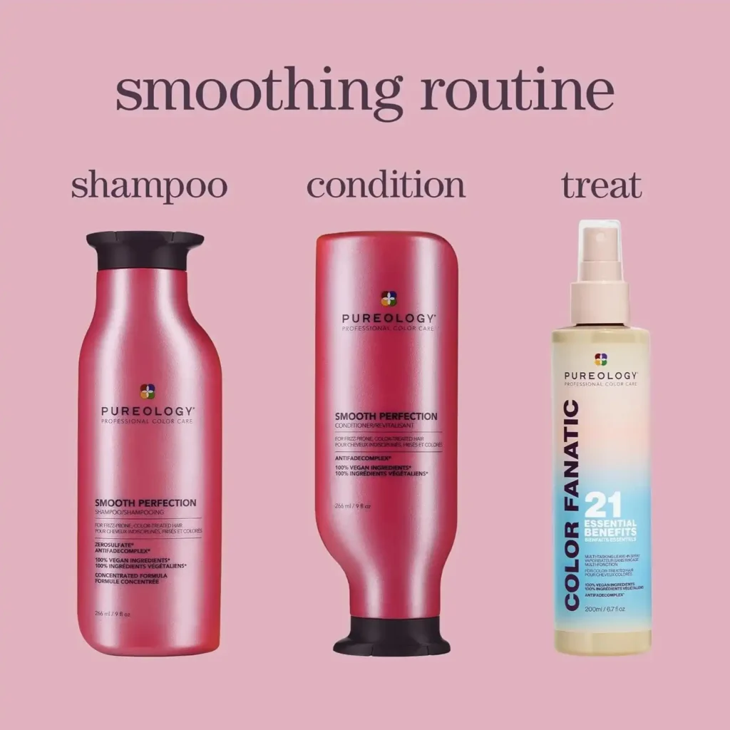 Pureology Smooth Perfection Shampoo daily routine 