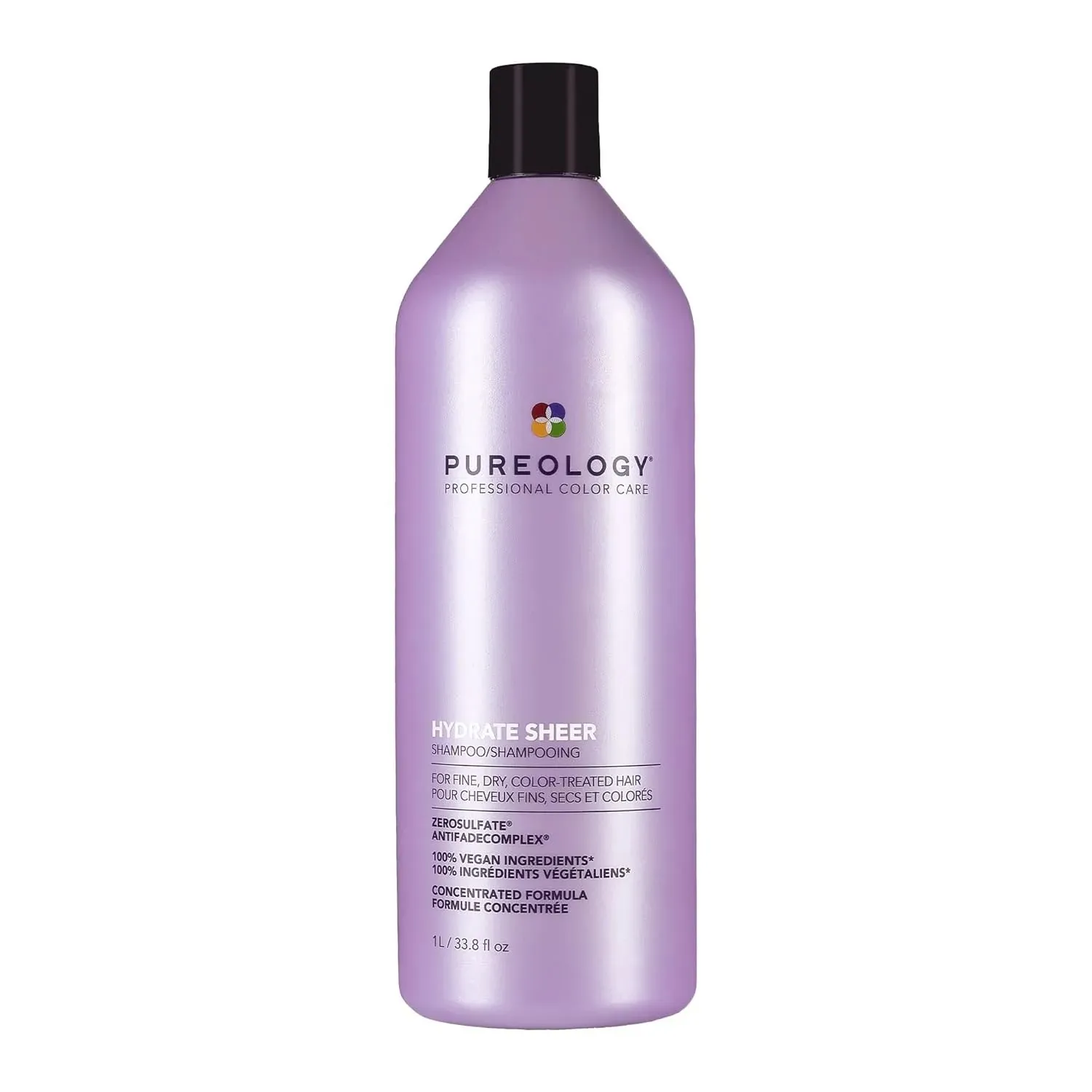 Pureology Hydrate Sheer Conditioner Lightweight Hydrating Conditioner For Fine or Dry Color Treated Hair, Silicone Free & Vegan