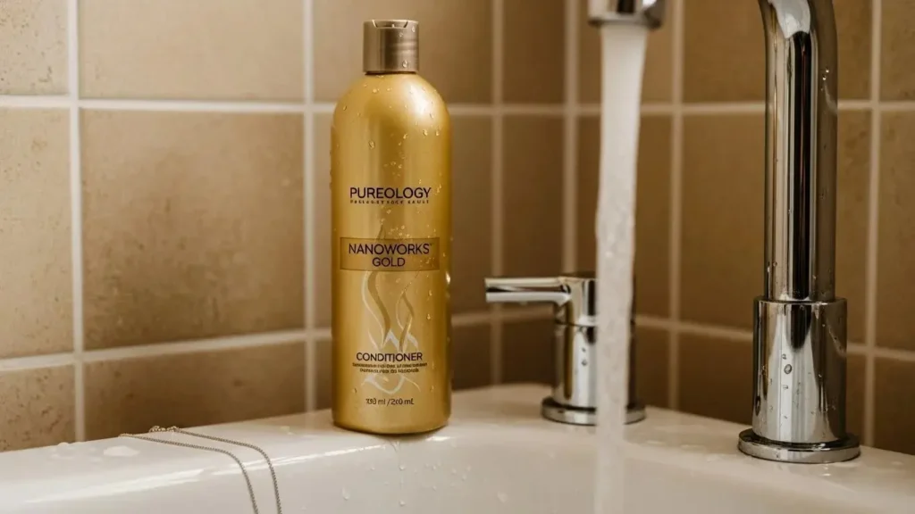 Pureology Nanoworks Gold Conditioner used