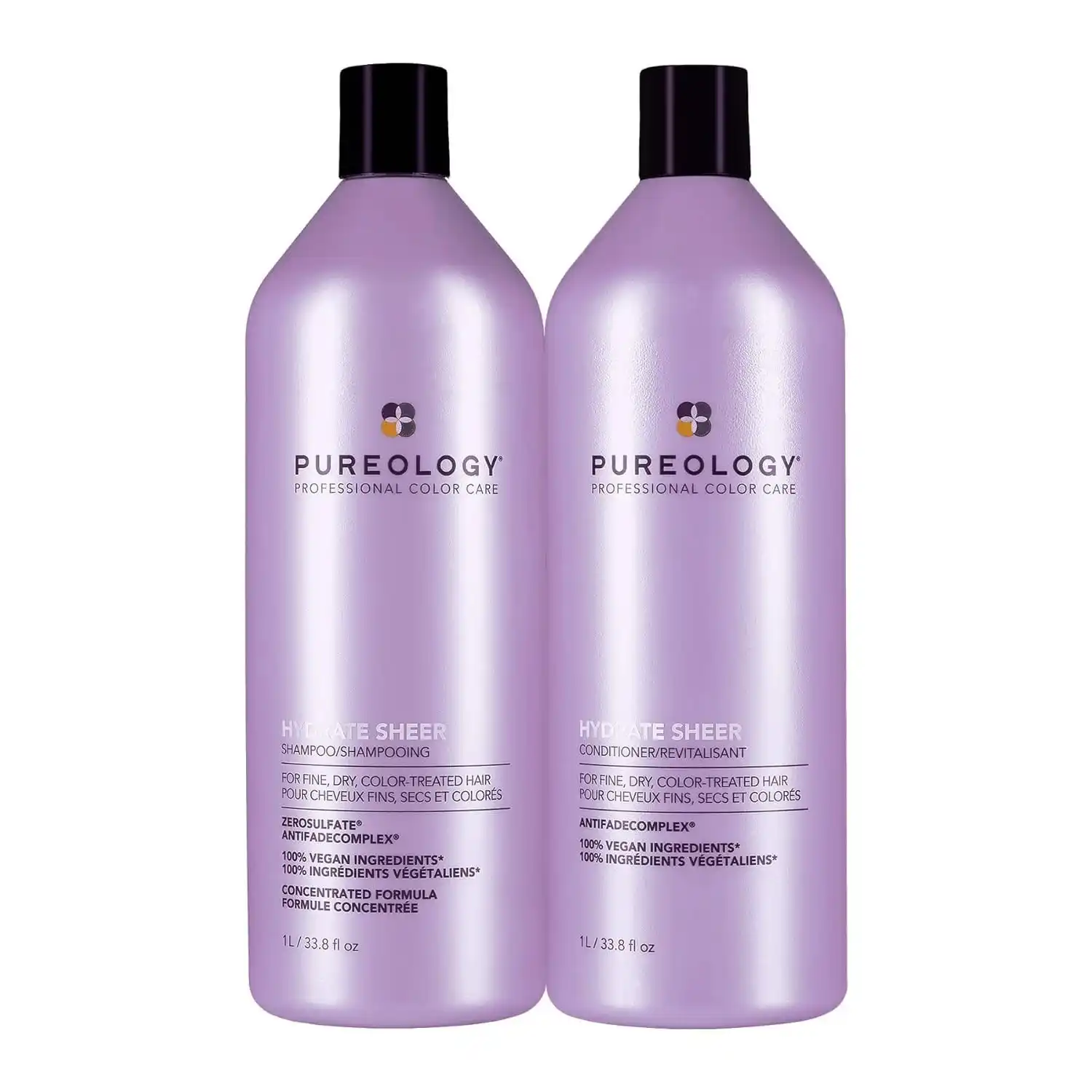 Pureology Hydrate Moisturizing Shampoo & Conditioner Set - For Medium to Thick Dry and Color Treated Hair