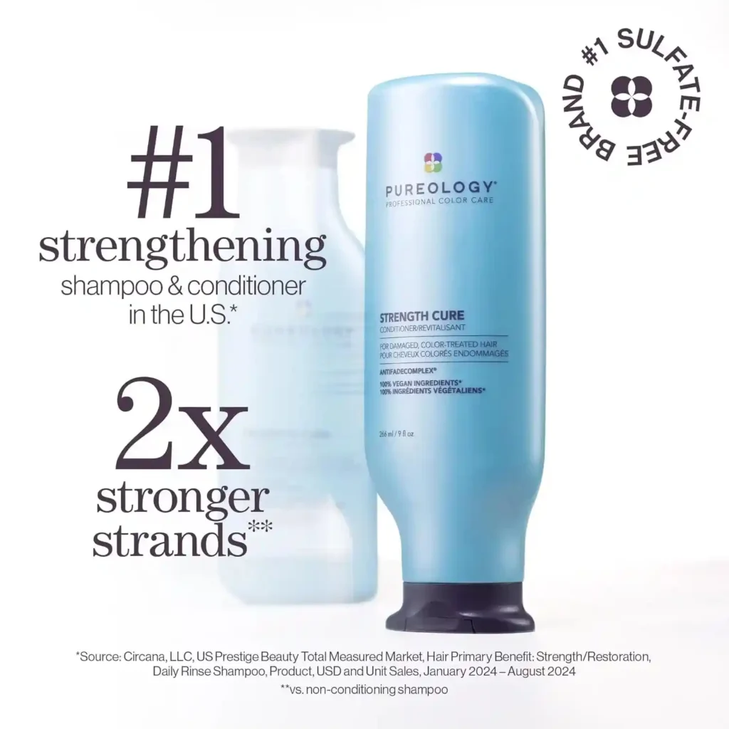 pureology strength cure conditioner benefit