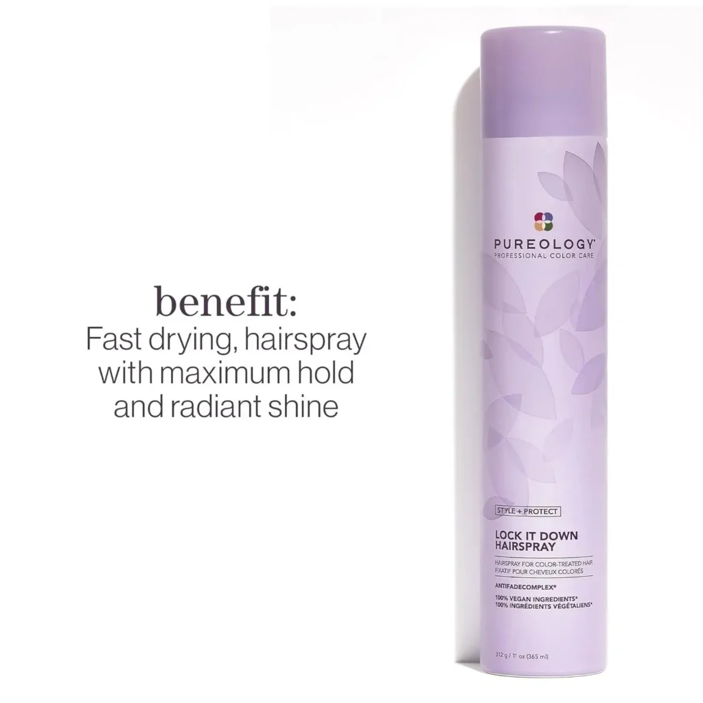 Pureology Lock It Down Hairspray benefit 