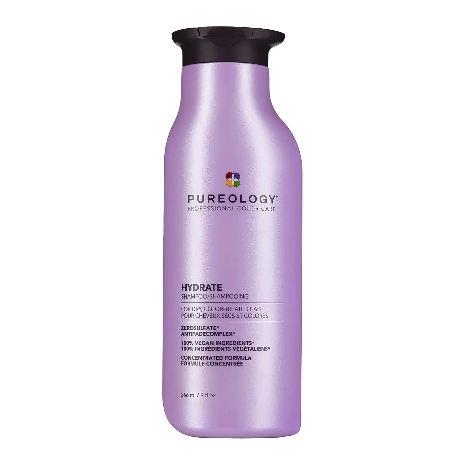 Pureology Hydrate Shampoo - For Dry or Color Treated Hair, Moisturizing Shampoo For Hydration & Softness, With Rose