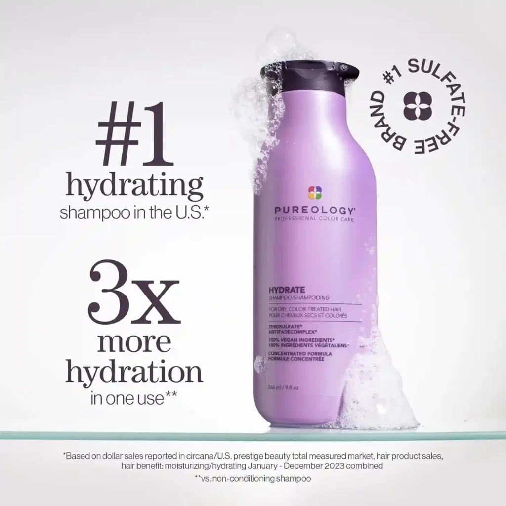pureology hydrate shampoo benefit