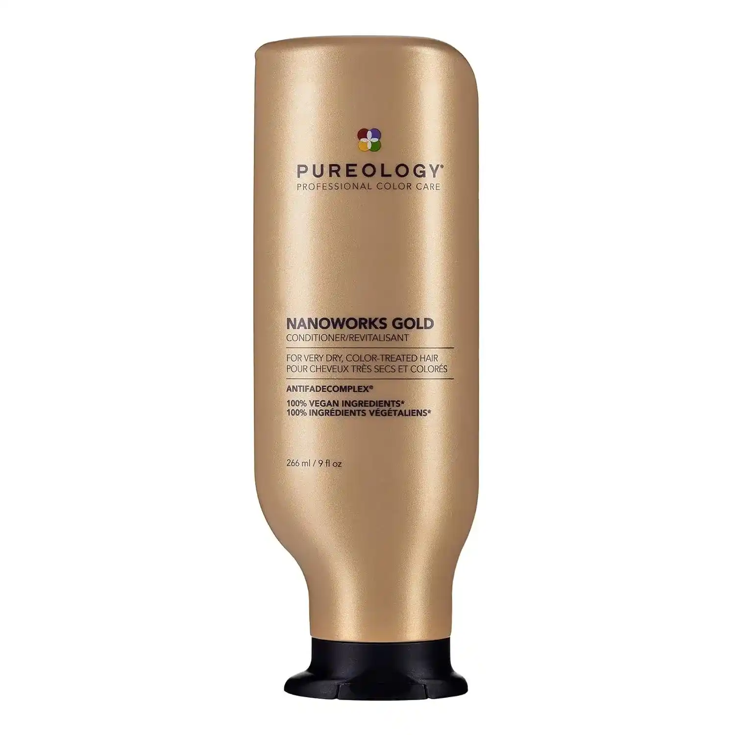 Pureology Nanoworks Gold Conditioner - For Very Dry and Color-Treated Hair, Restores & Strengthens Hair, Sulfate-Free & Vegan