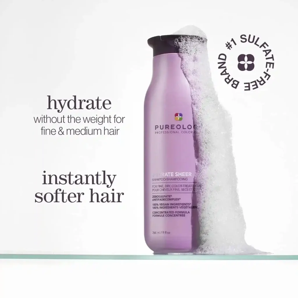 Pureology Hydrate Sheer Shampoo benefit